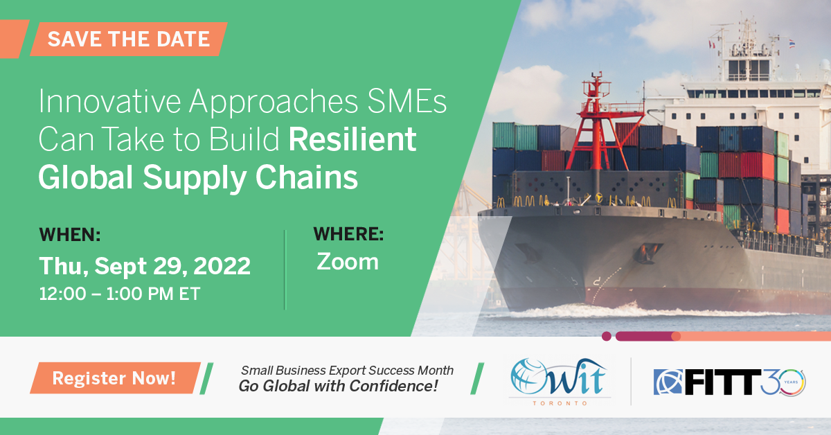 Innovative approaches SMEs can take to build resilient global supply ...